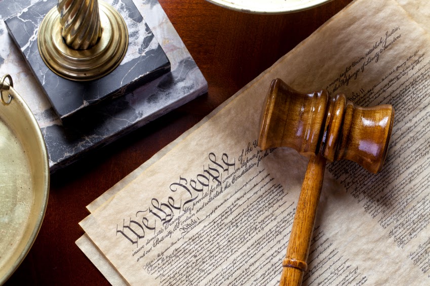 Court Gavel and Scales of Justice