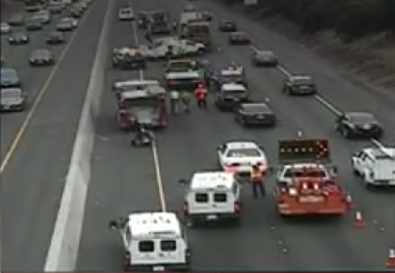 motorcyclist killed in I-80 crash with big rig truck accident crash motorcycle