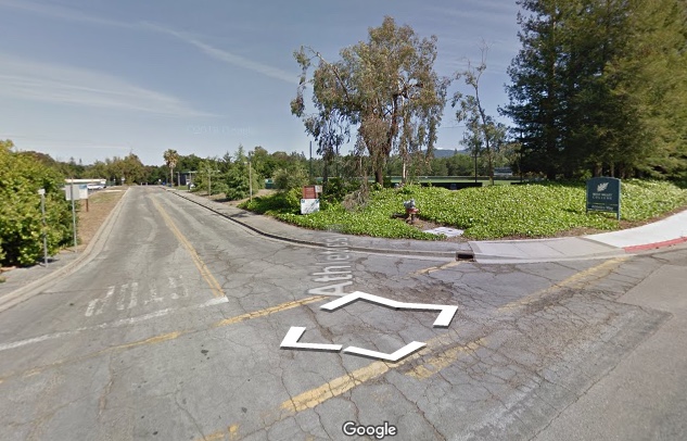 Google bus struck and killed a woman walking through a community college in Saratoga 
