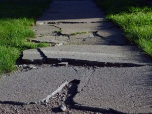 Slip and Fall on Uneven Sidewalk