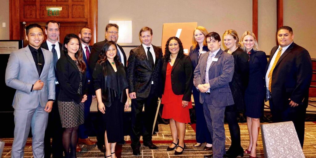 Dolan Law Firm attorneys at 2017 San Francisco Trial Lawyers Association Dinner