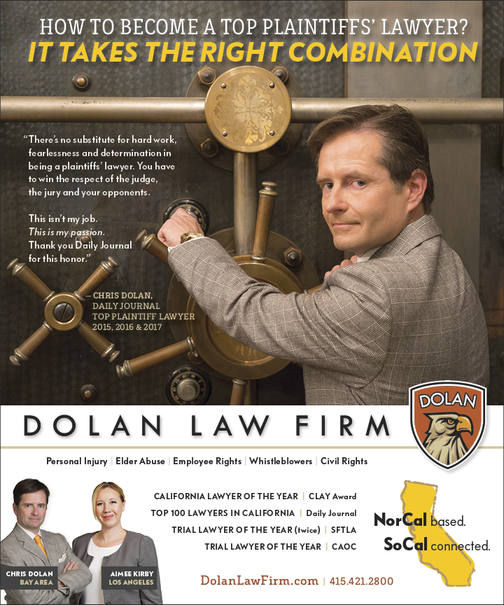 Top California Plaintiff Lawyer Chris Dolan
